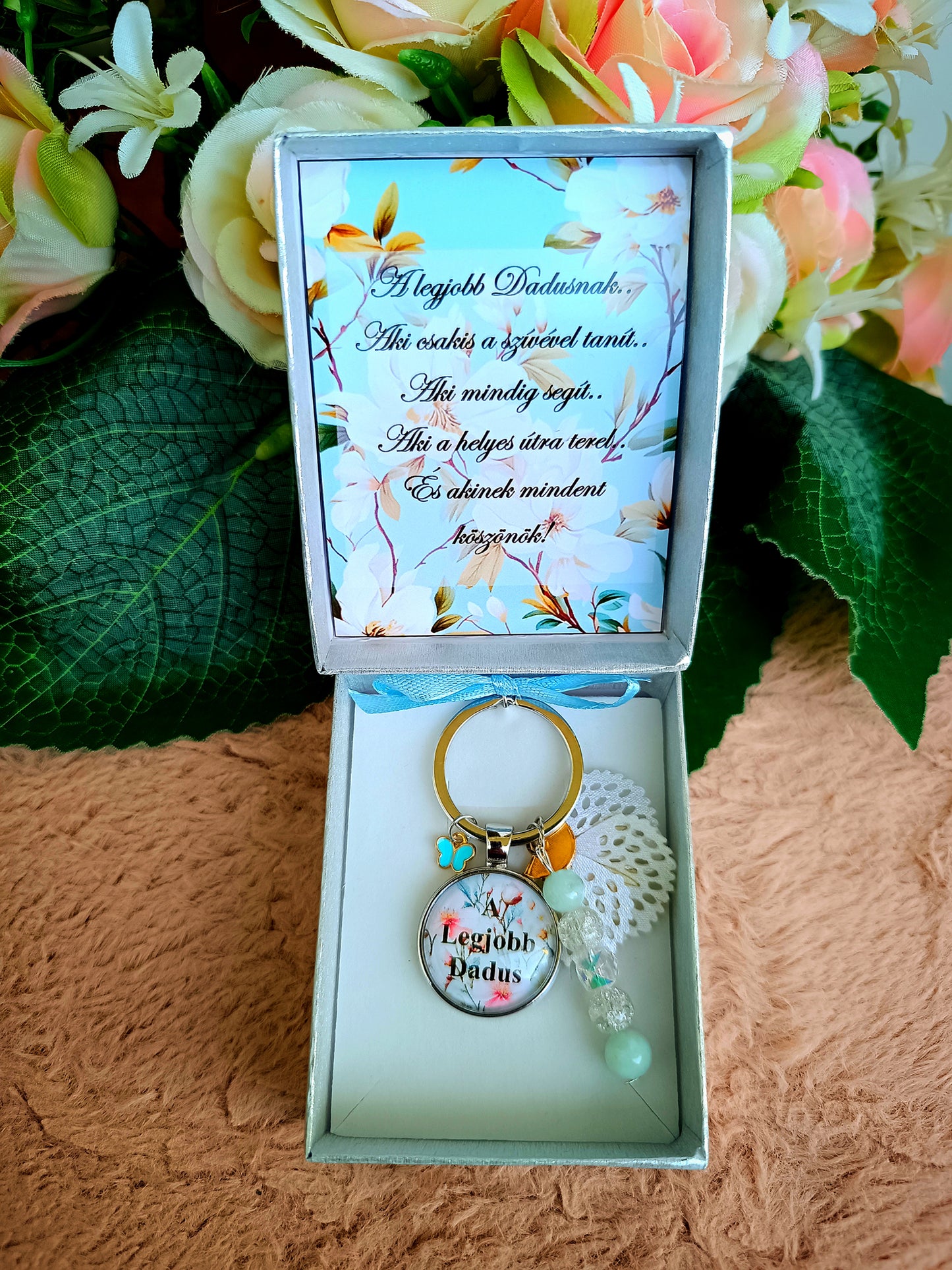Ballagási ajándék kulcstartó (választható)