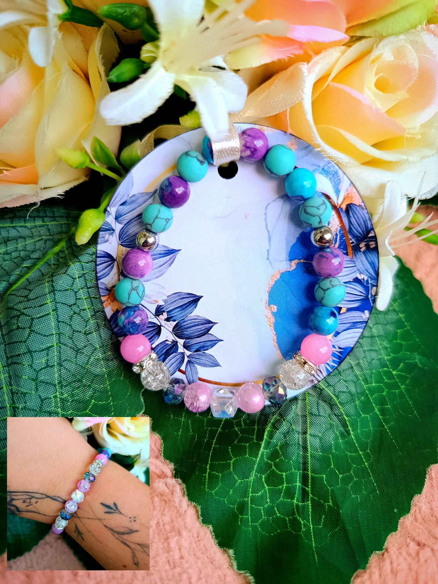 Kreativitás, önbizalom ásvány karkötő