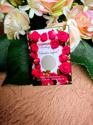 Valenti napi ajándék kaparós sorsjegy II