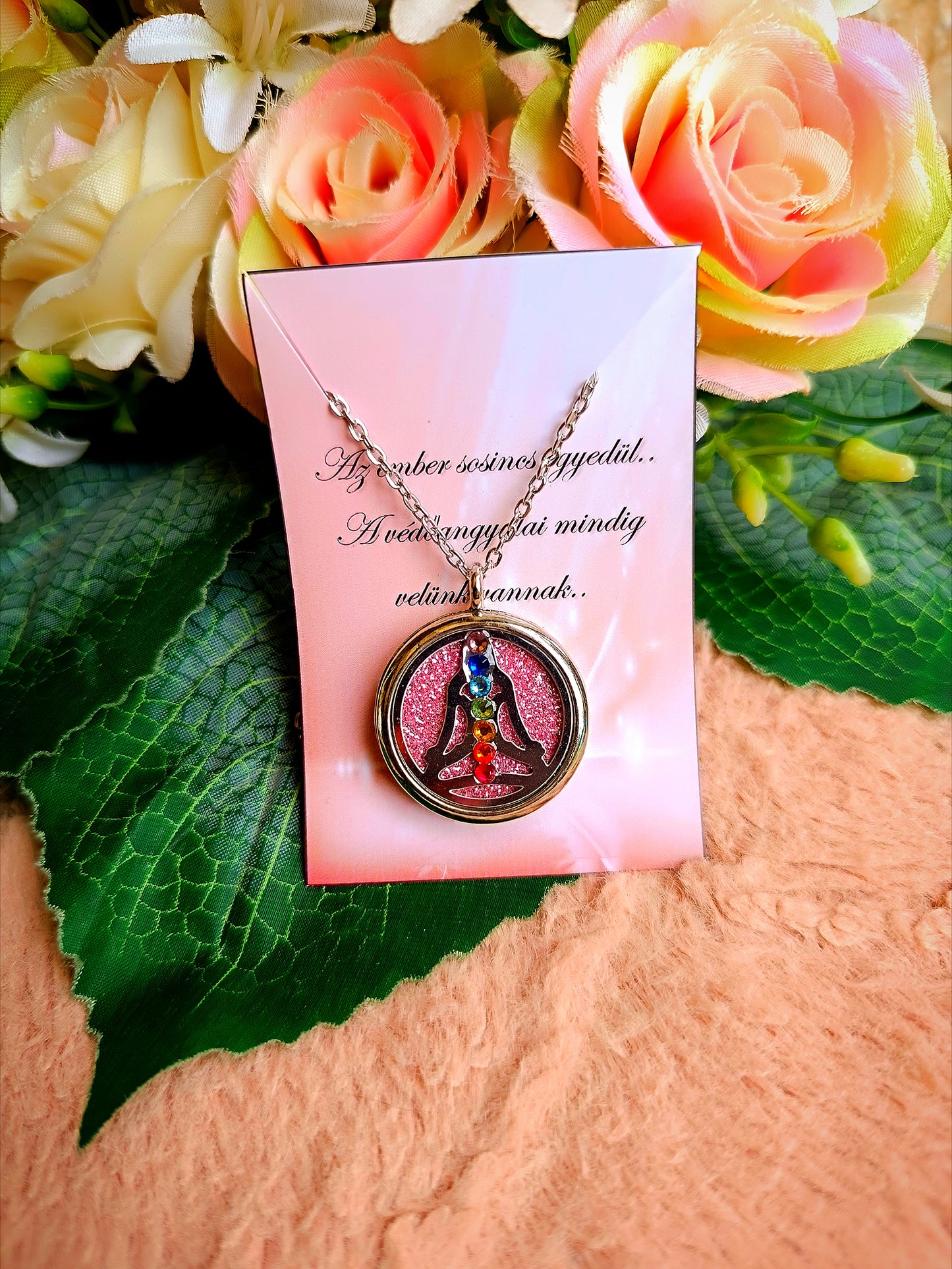Hét csakra angyalhívó pink