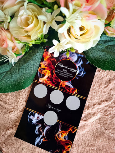 Keresztapa felkérő kaparós sorsjegy fekete márvány