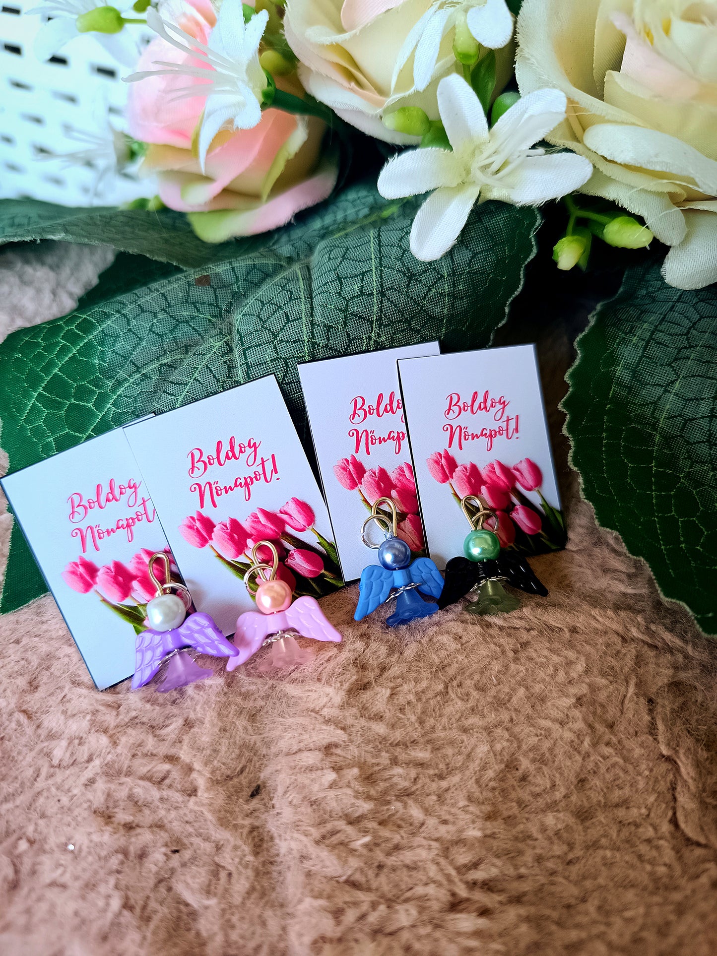 Ajándék nőnapi angyalka csomag 4db II