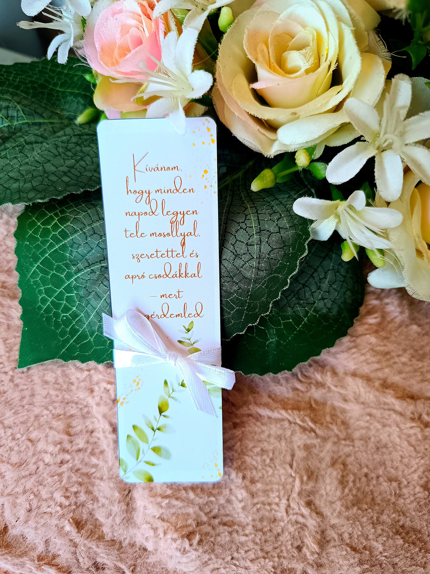 Ajándék pedagógusnak egyedi feliratos könyvjelző motivációs II