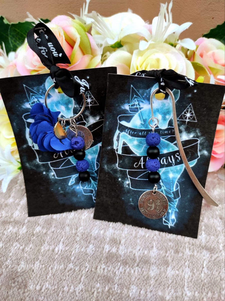 Harry Potter kulcstartó - sötétkék