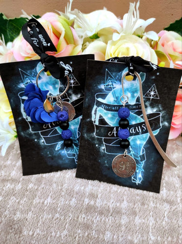 Harry Potter kulcstartó - sötétkék