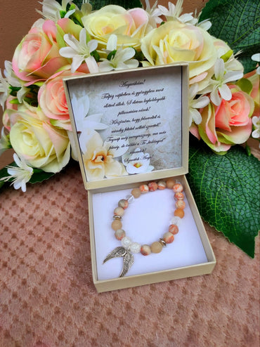 Angyalszárnyas nude szülőköszöntő