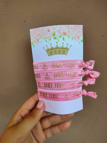 Leánybúcsú egyen karkötő rózsaszín