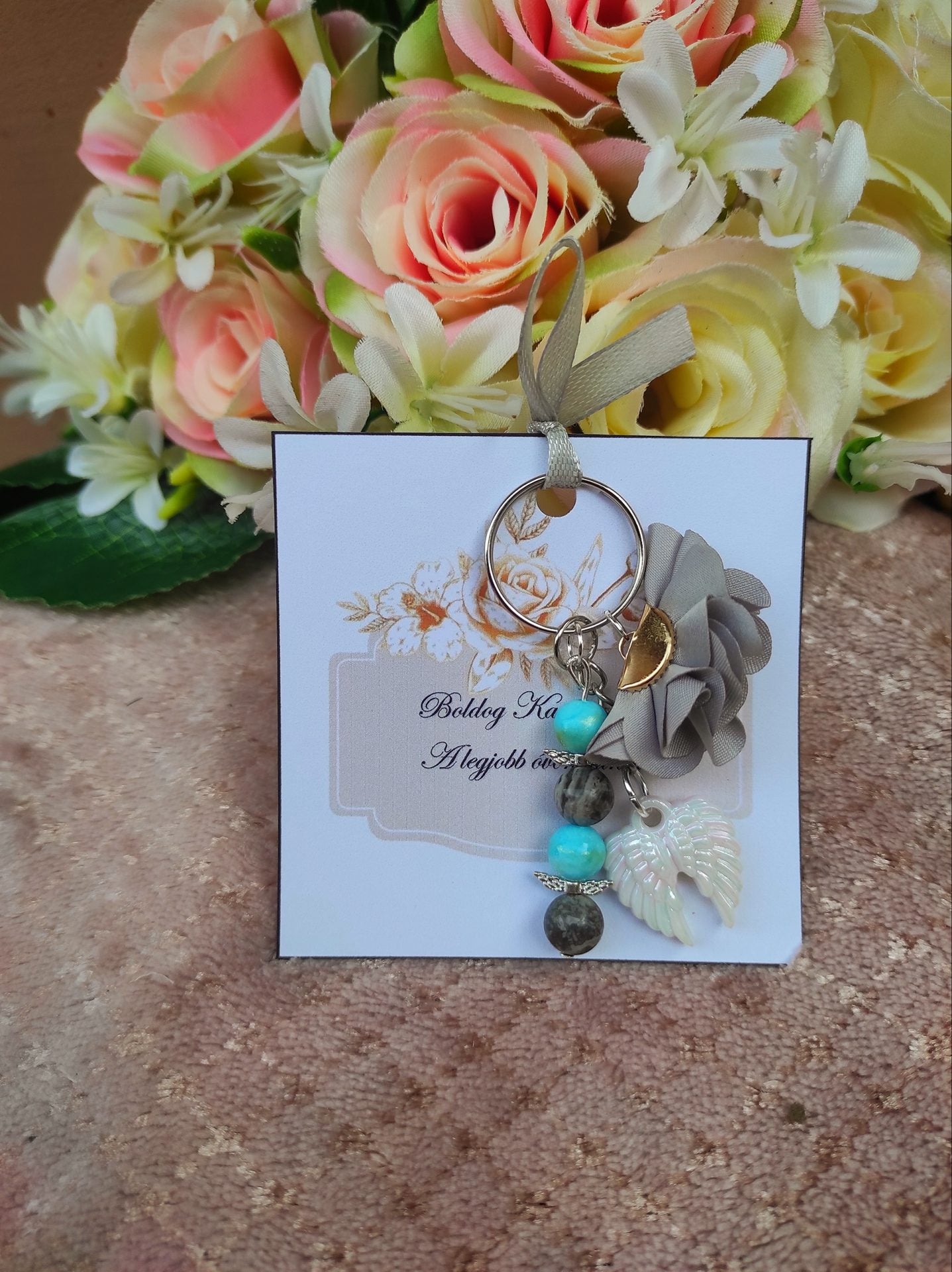 Karácsonyi ajándék óvónéni - kék -