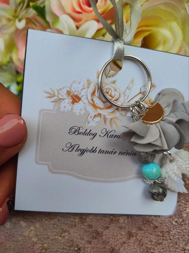 Karácsonyi ajándék tanár néni - kék -