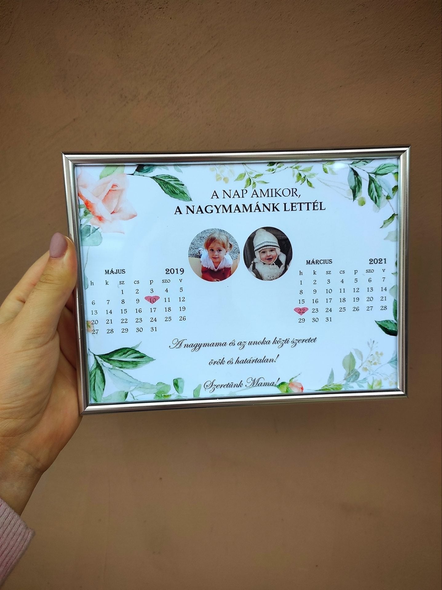 A nap amikor a nagymamánk lettél egyedi kép