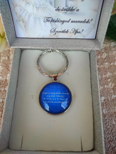 Ajándék örömapának esküvőre sötétkék