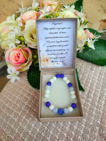 Különleges kék örömanya ajándék