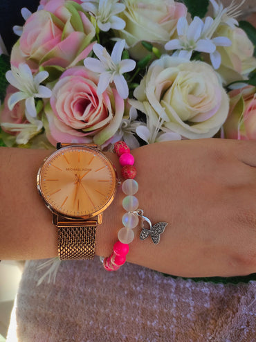 Holdköves pillangó ásvány karkötő