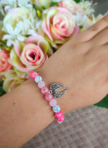 Angyalos pedagógusnak ajándék karkötő