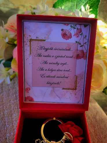 Ballagási ajándék védő kulcstartó