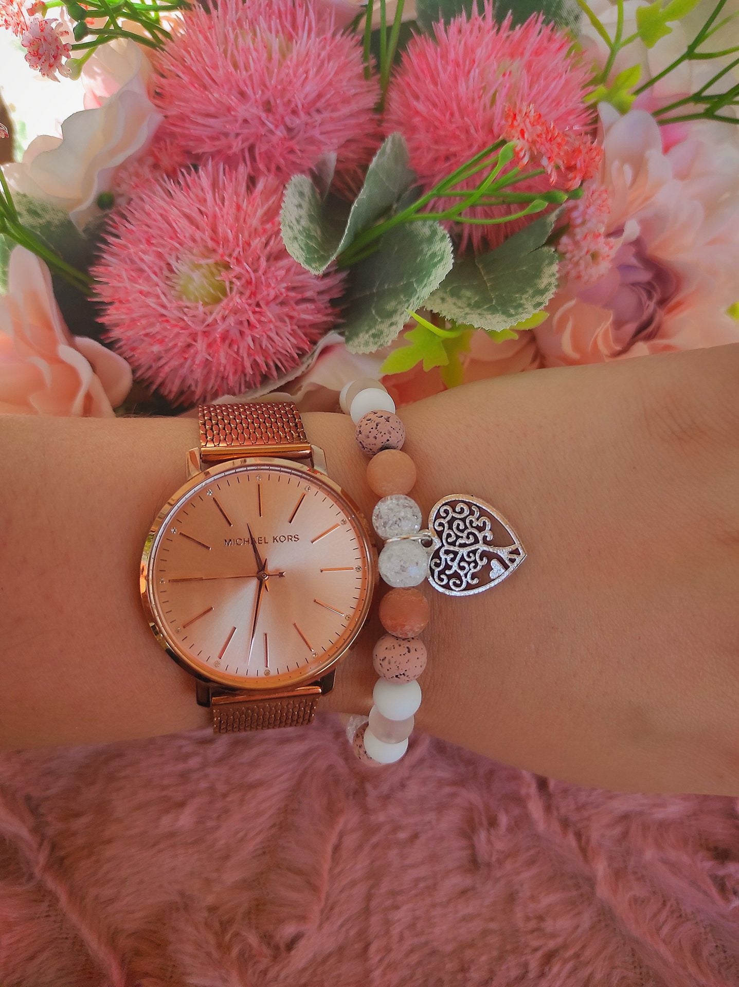 Életfás nude ajándék karkötő