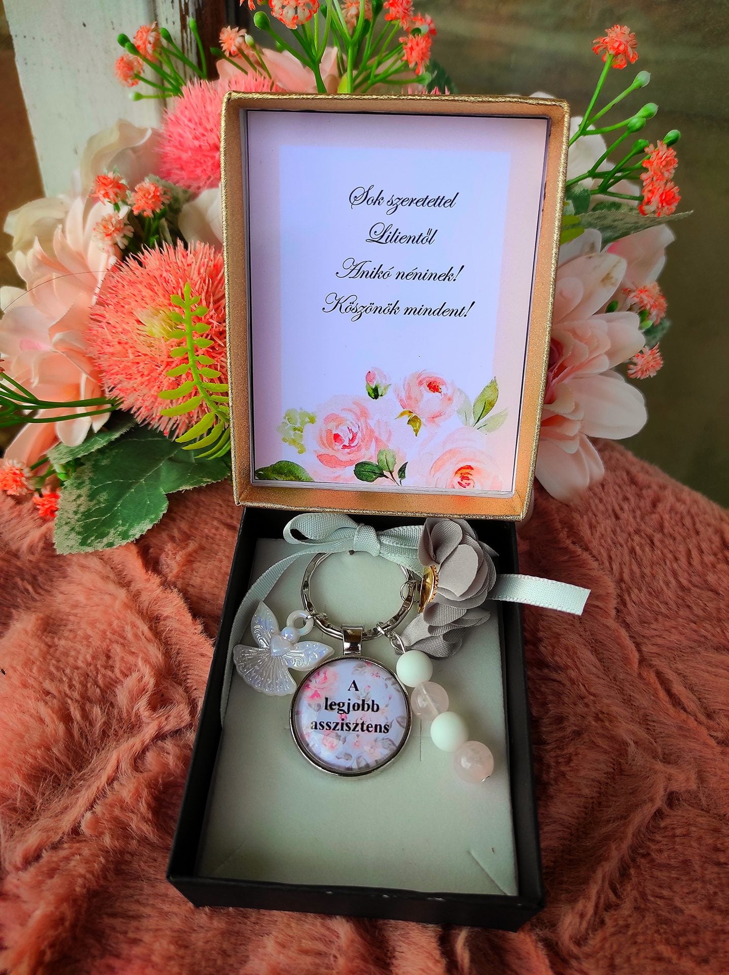 A legjobb asszisztens dobozos kulcstartó