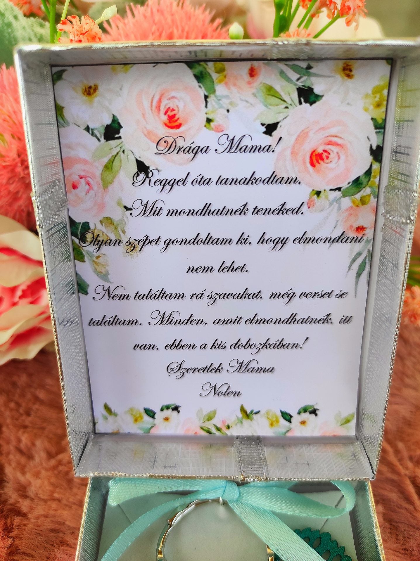 A legjobb mama kék dobozos egyedi