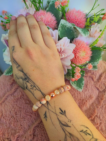 Anyának esküvőre felépülés karkötője jáspis