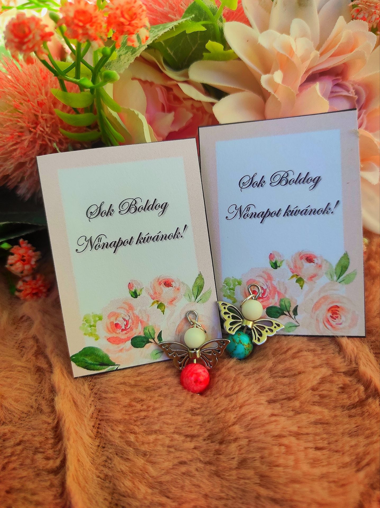 2 darabos nőnapi pillangó ajándék