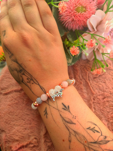 Tacsis ajándék rose karkötő