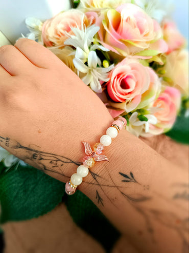 Ajándék keresztanya angyal karkötő