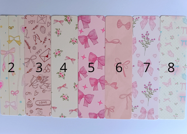 Nőnapi ajándék masnis könyvjelző III