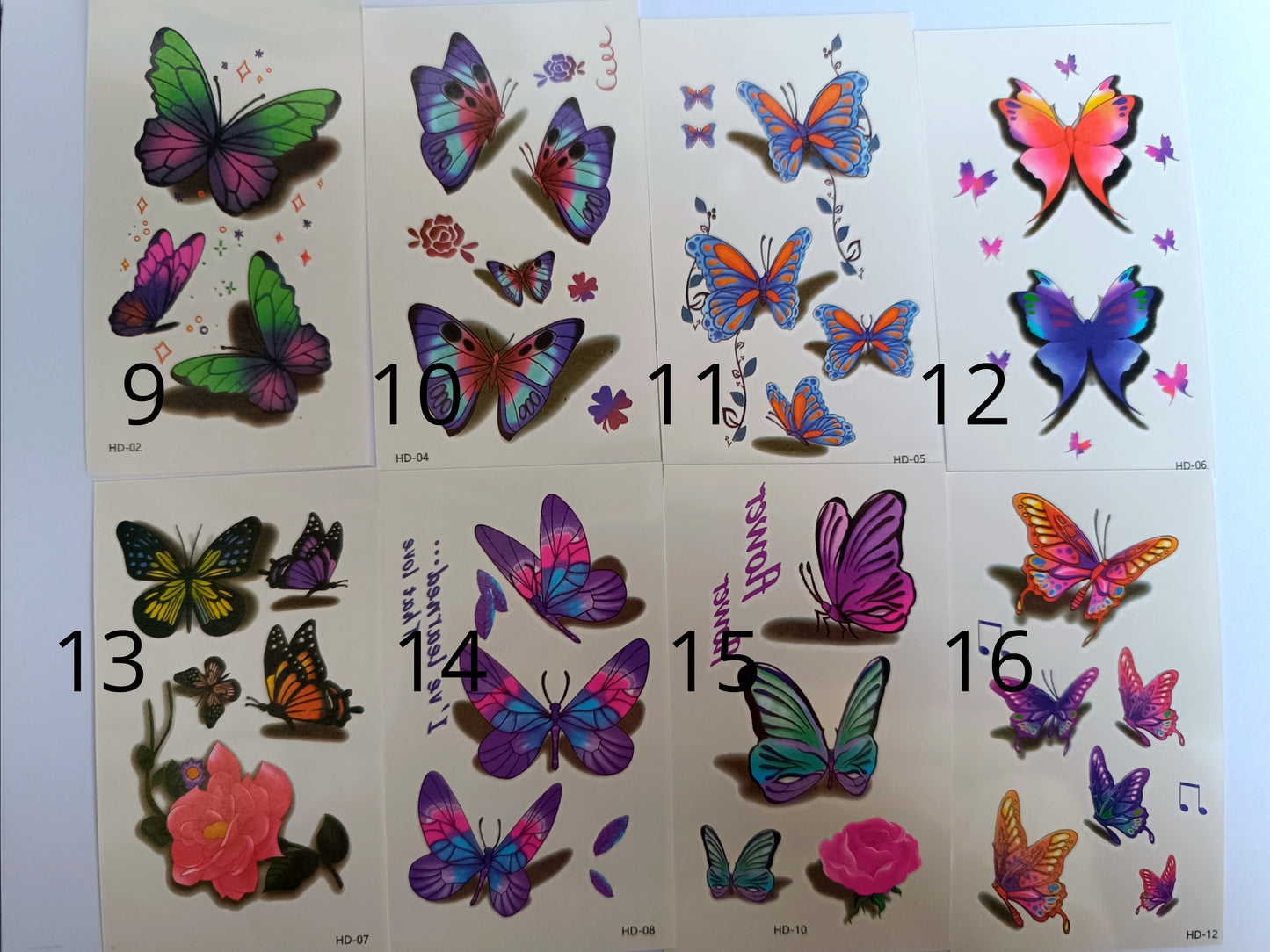 Nőnapi ajándék gyerek tetoválás köszöntővel