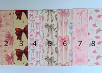 Nőnapi ajándék masnis könyvjelző