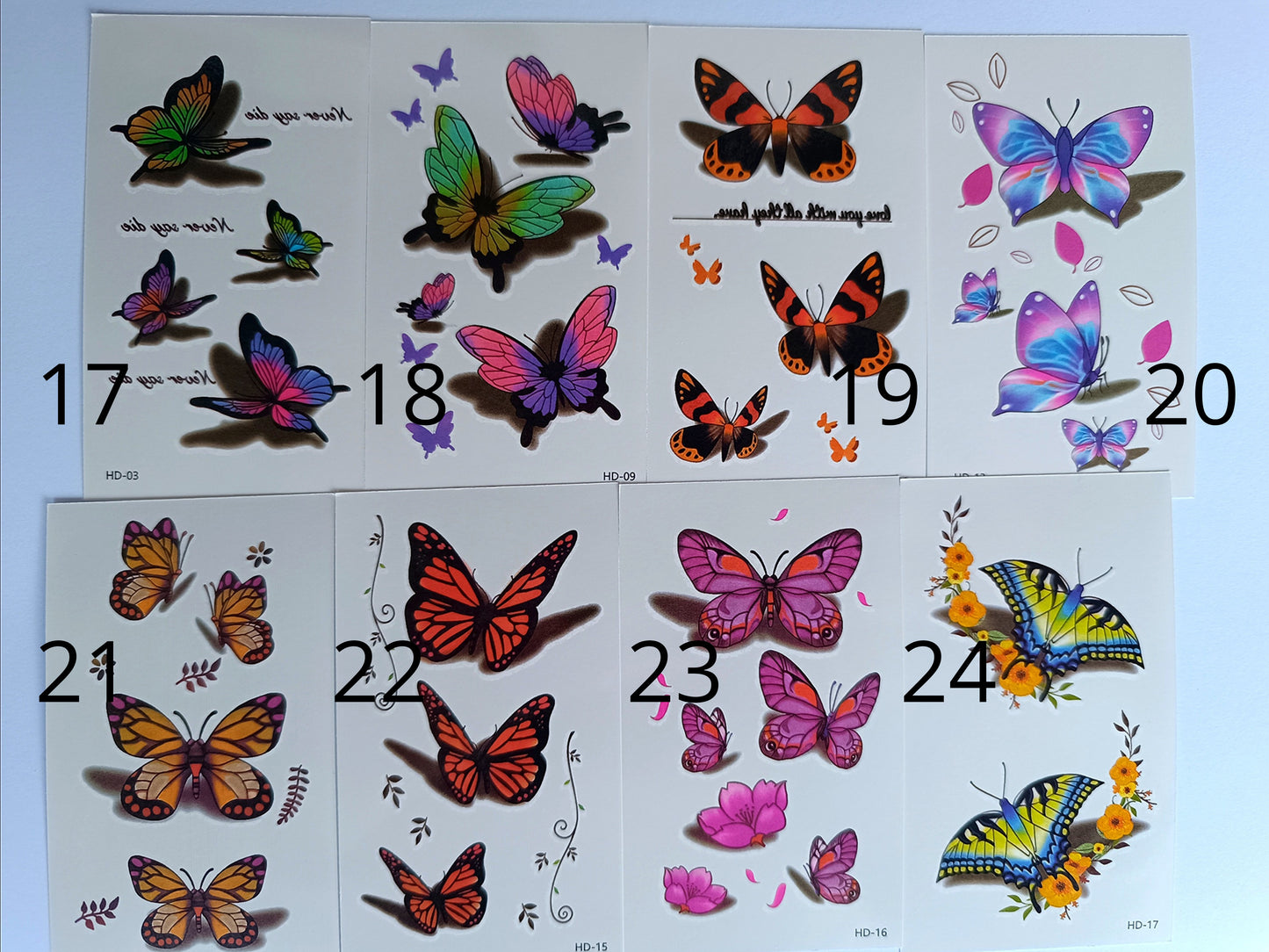 Nőnapi ajándék gyerek tetoválás köszöntővel