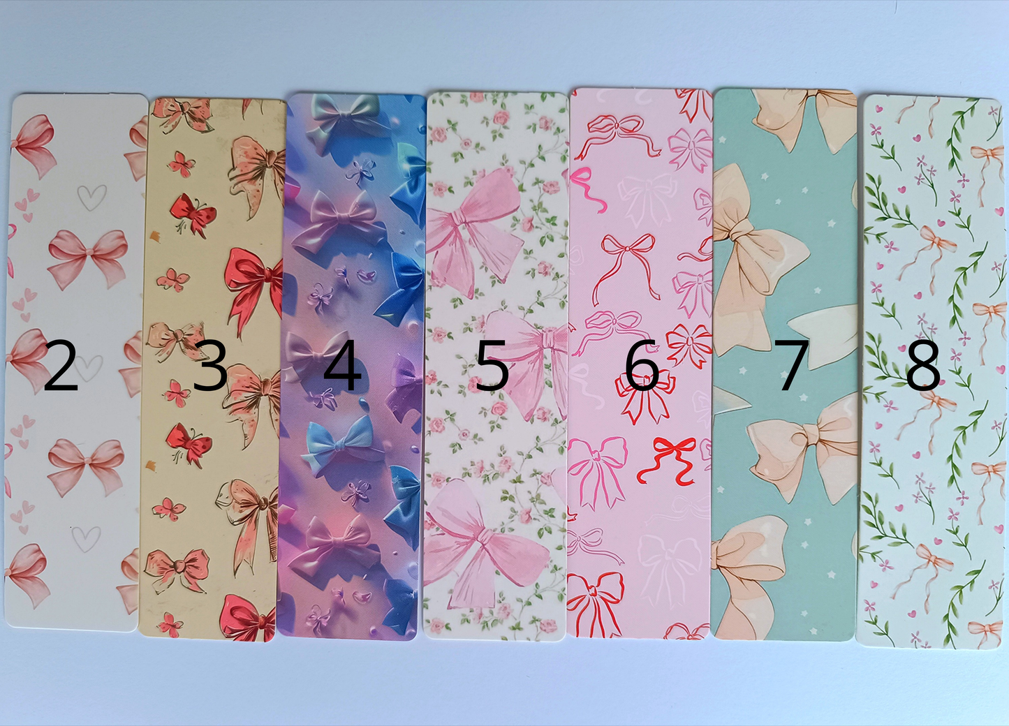 Nőnapi ajándék masnis könyvjelző II