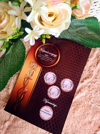 Keresztanya felkérő kaparós sorsjegy barna rose