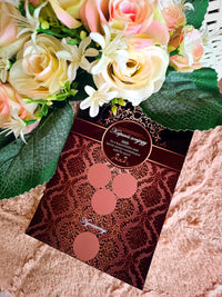 Nyugdíjas ajándék kaparós sorsjegy barna