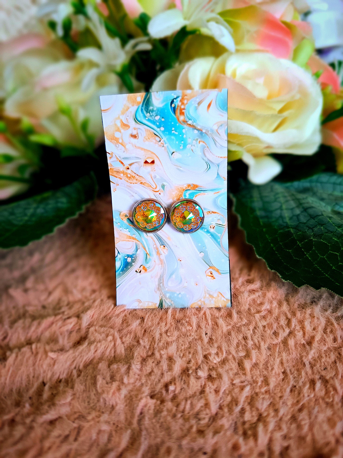 Különleges bedugós nikkelmentes fülbevaló