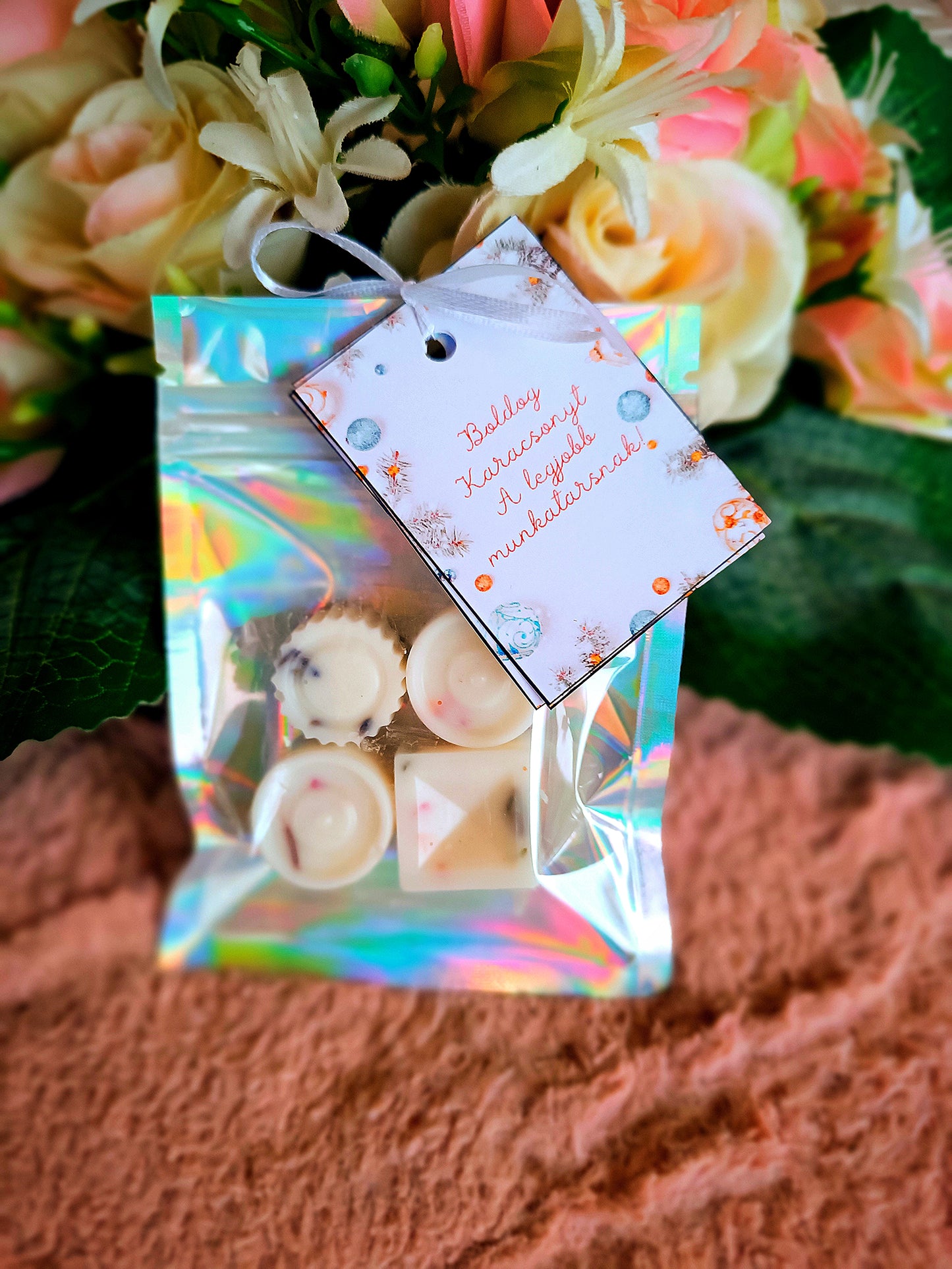 Karácsonyi ajándék illatviasz csomag munkatársnak