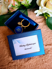 Apa leszek kulcstartó baba bejelentő ajándék apának