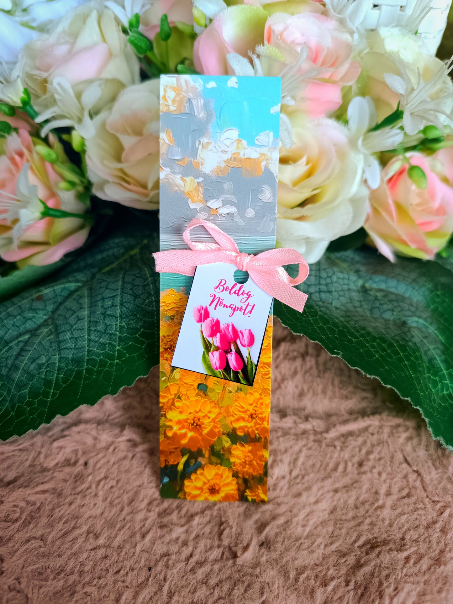 Nőnapi ajándék könyvjelző II