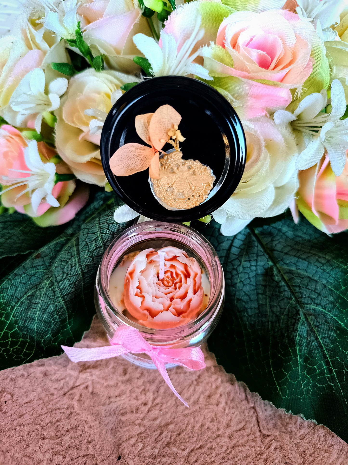 100ml egyedi feliratos virágos Bridgerton család ihlette szója gyertya